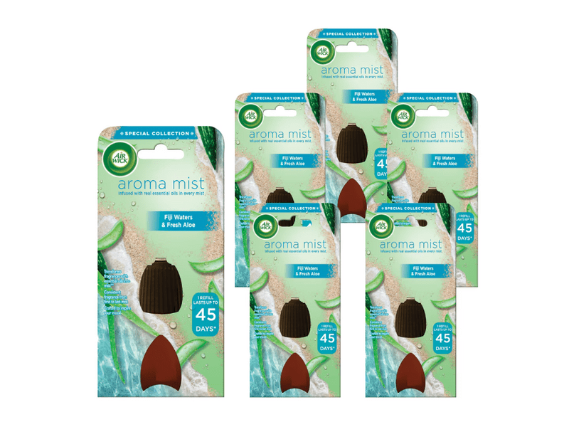 Air Wick Aroma Diffúzor utántöltő – Fidzsi lagúna és friss aloe 6x20ml