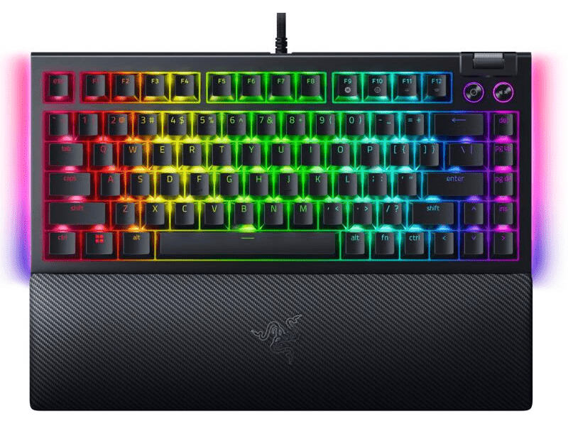 Razer BlackWidow V4 Mechanikus billentyűzet, US, fekete