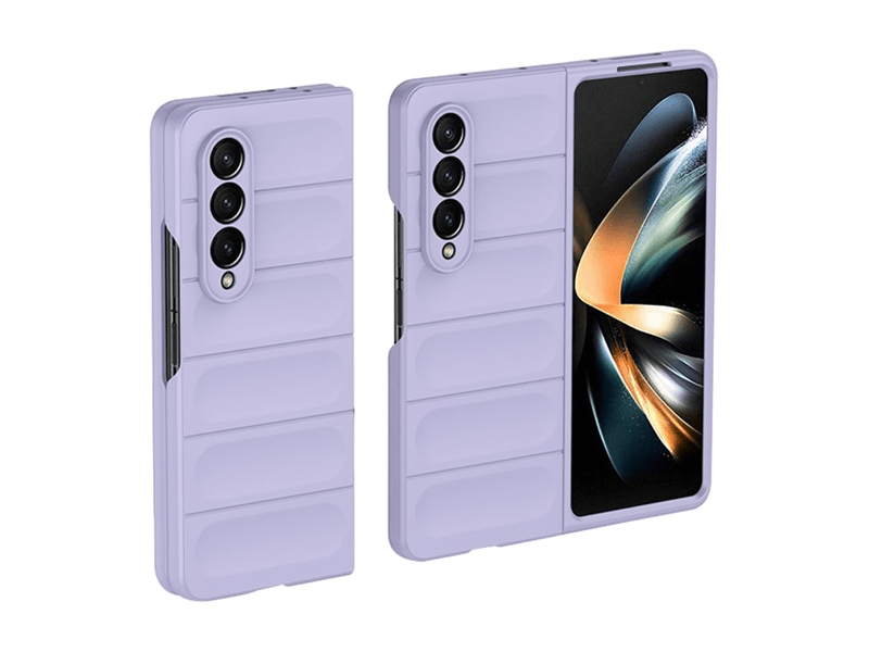 Gigapack Samsung Galaxy Z Fold3 5G Műanyag telefonvédő tok, lila (GP-143506)