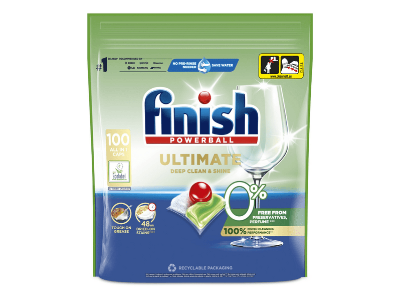 Finish Ultimate All in 1 0% Mosogatógép kapszula 100db (3282779)