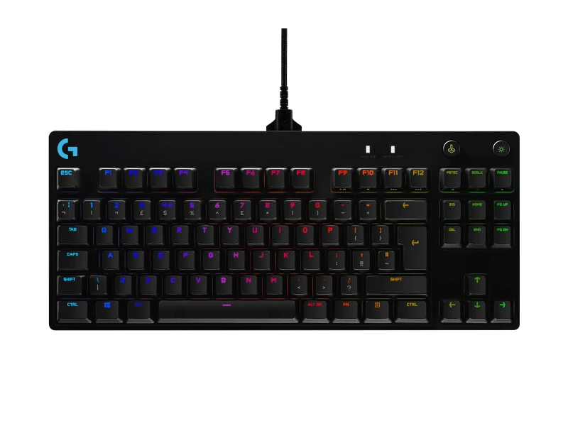 Logitech G Pro TKL Clicky Billentyűzet, fekete (920-009426-HU)