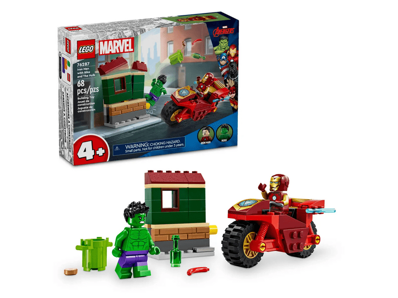 LEGO® Marvel Iron Man s motorom i Hulkom (76287)