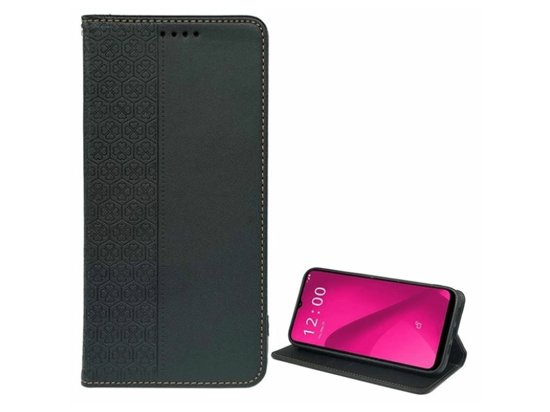 Gigapack T Phone 2 5G Bőr hatású telefon tok, fekete (GP-159680)