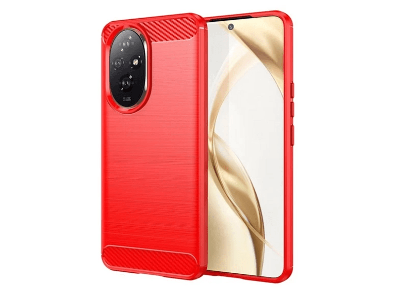 Gigapack GP-159617 Honor 200 Szilikon telefonvédő tok, piros