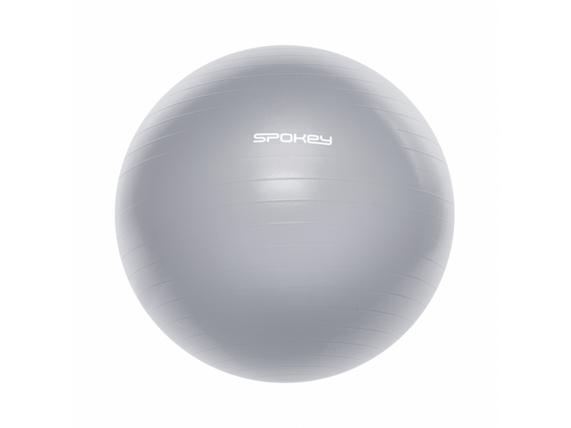 Spokey 32510 gimnasztika labda pumpával, 65 cm, szürke