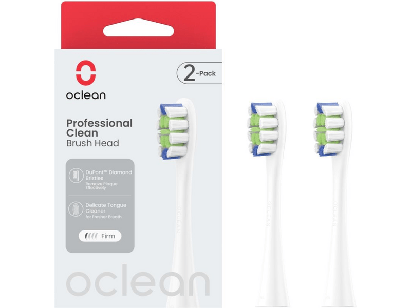 Oclean Professional fogkefe fej, fehér, 2db