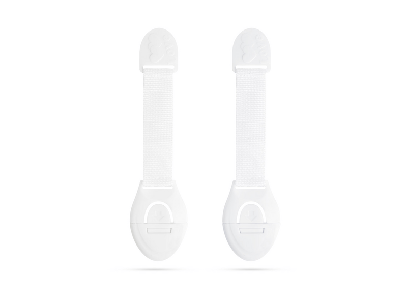 Family 57339 Biztonsági gyerekzár ajtóra - 21 cm - öntapadós - fehér - 2 db / csomag