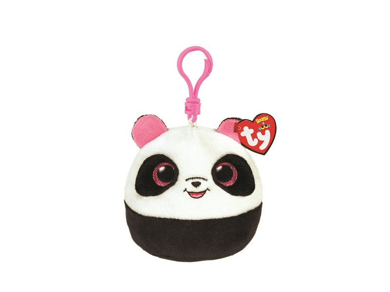 TY Squishy Beanie plüss clip - Panda (TY39571)