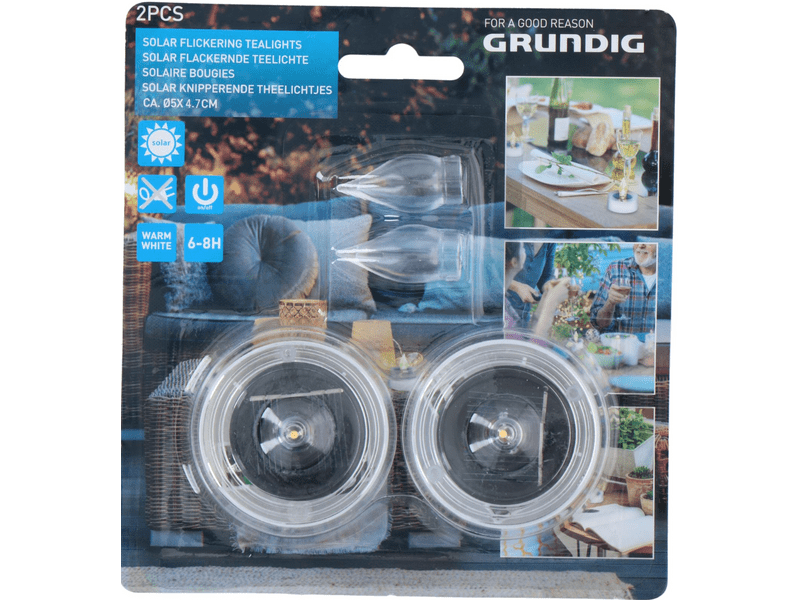 Grundig Solar teamécses, 2 db