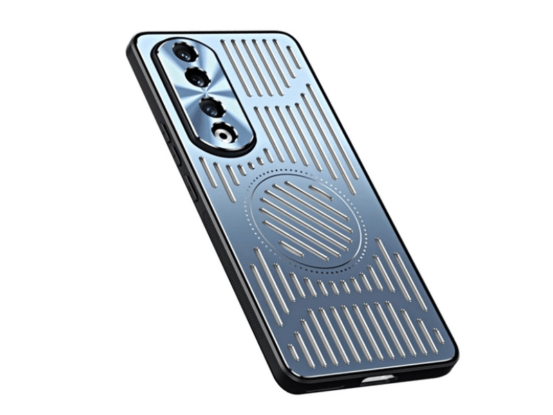 Gigapack Honor 90 5G Szilikon mobiltelefon tok, világoskék (GP-147951)