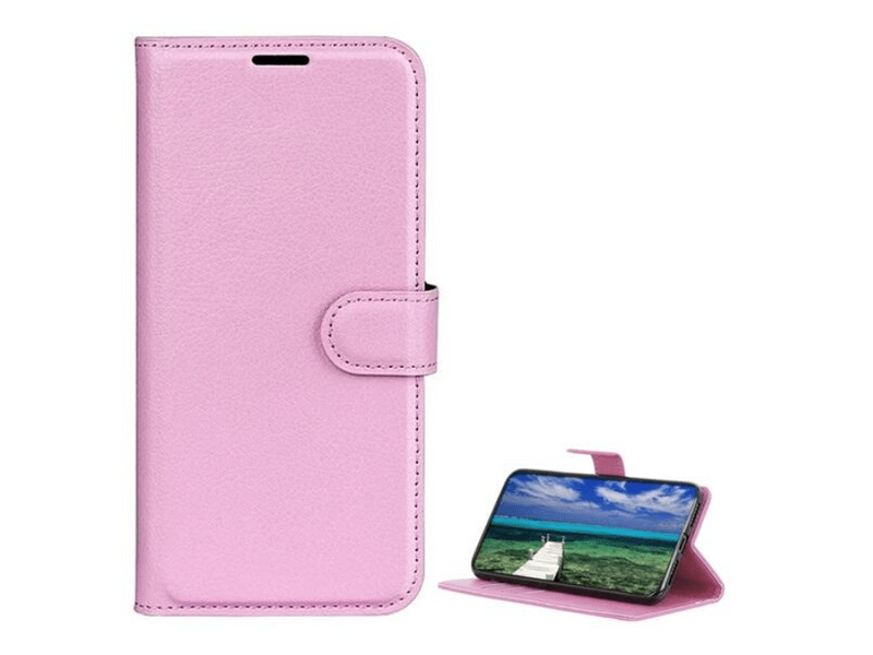 Gigapack Realme 12 Plus Bőr hatású flip tok, rózsaszín (GP-158314)