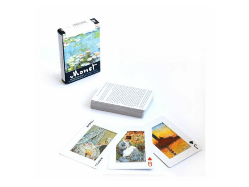 Claude Monet festményei 1x55 lapos exkluzív römi kártya