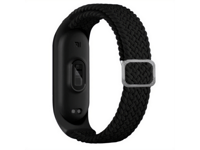 Gigapack Xiaomi Mi Band 5/6/7 Pótszíj, fekete (GP-141126)