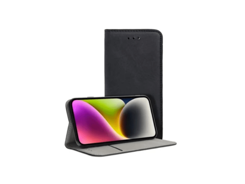 Gigapack Samsung Galaxy Xcover 7 5G Bőr hatású flip tok, fekete (GP-155519)