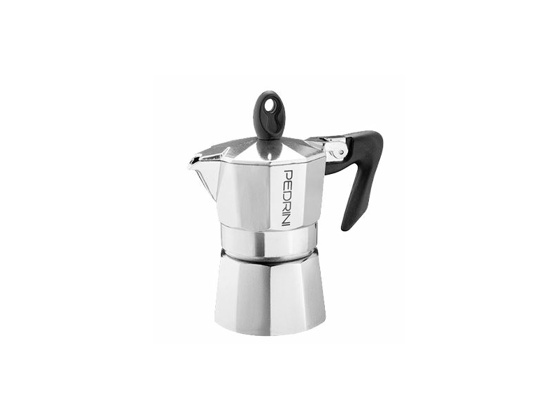 Pedrini 9081 Kaffettiera Kotyogós kávéfőző, 1 csészés, fekete