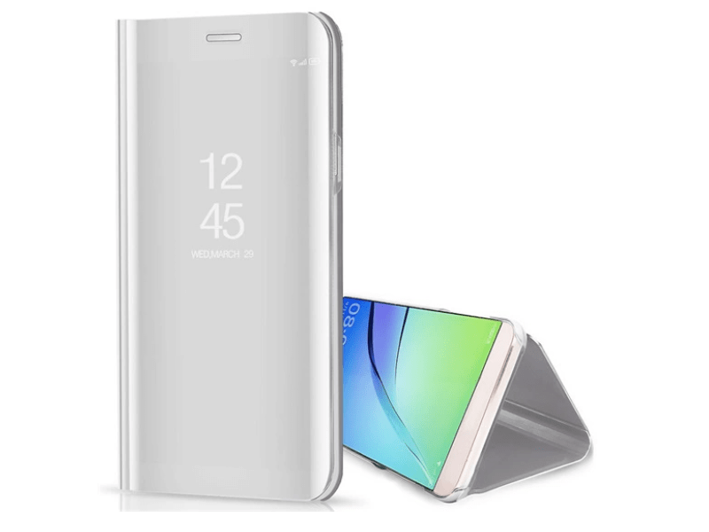 Gigapack Samsung A05 Aktív flip tok, ezüst (GP-150987)