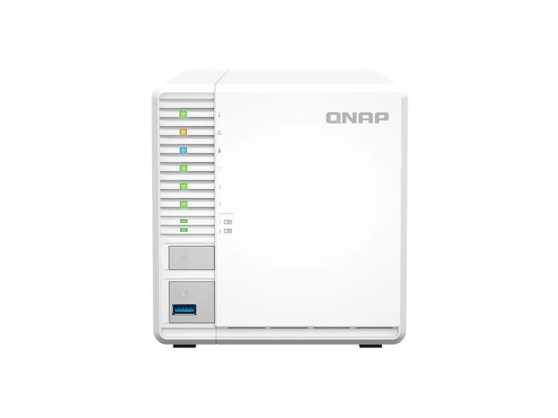QNAP TS-364-8G NAS, 3 fiókos, 4x2,9 GHz, 8GB RAM