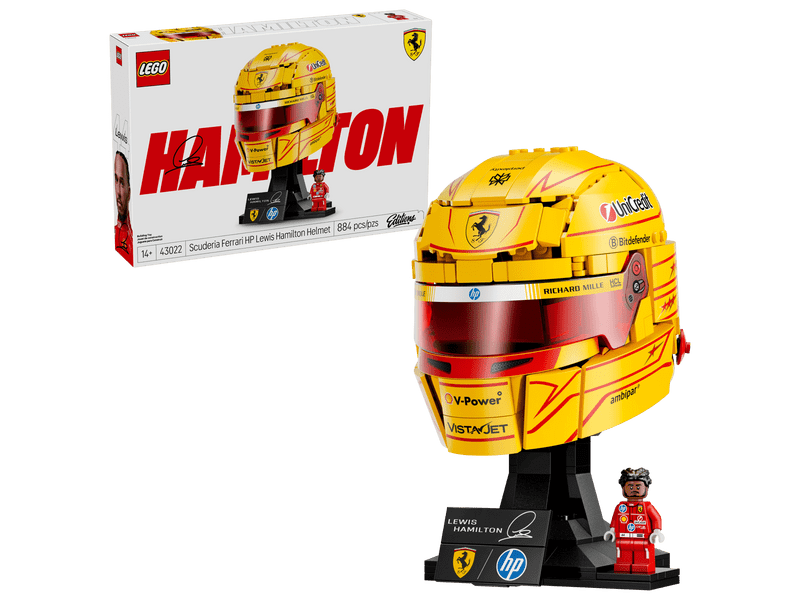 LEGO® Editions Scuderia Ferrari HP Lewis Hamilton sisakja (43022)
