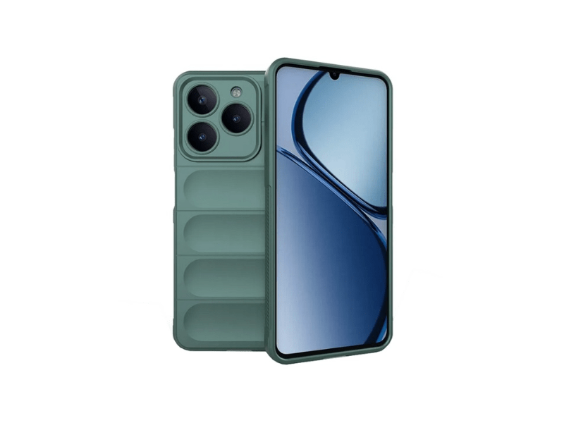 Gigapack Realme C61 Szilikon tok, sötétzöld (GP-160707)