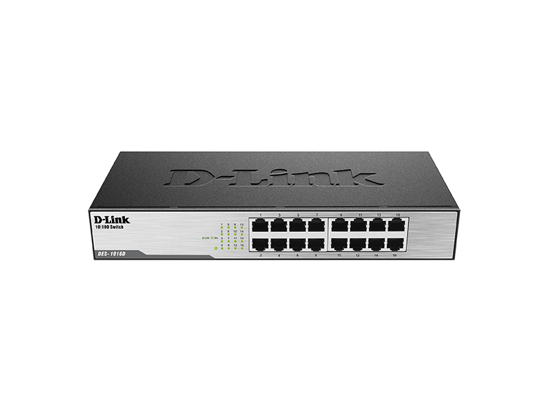 D-Link DES-1016D/E Switch, 16x100Mbps