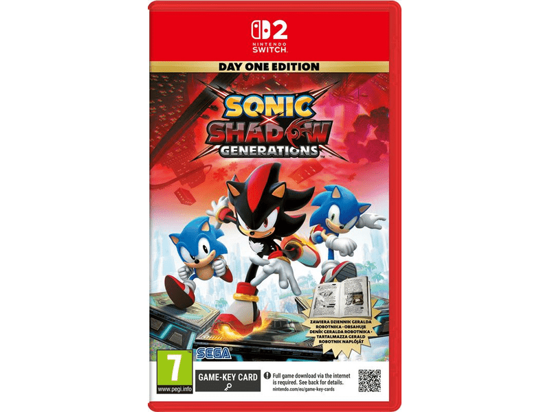 Sonic X Shadow Generations Nintendo Switch 2 játék letöltőkód