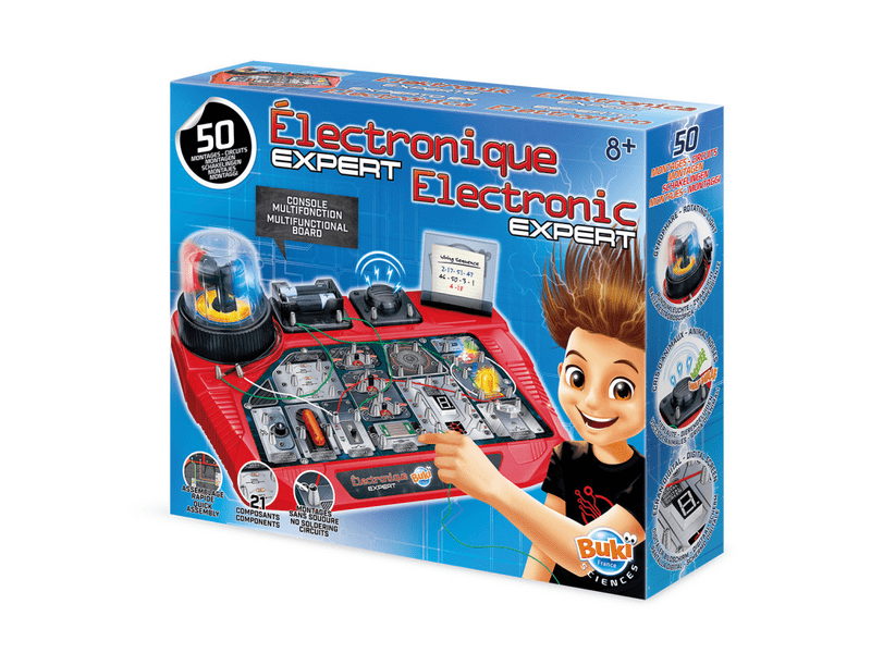 Buki 7160 50 elektronikai kísérlet játékszett