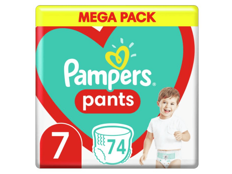 Pampers Pants Mega Pack Pelene, vel. 7, 17+ kg, 74 kom