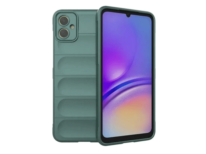 Gigapack Samsung A05 Szilikon tok, sötétzöld (GP-151008)
