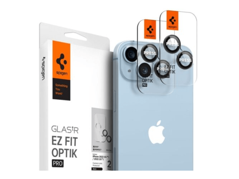 Spigen Apple iPhone 14/15 kameravédő üveg, 2db (AGL05213)