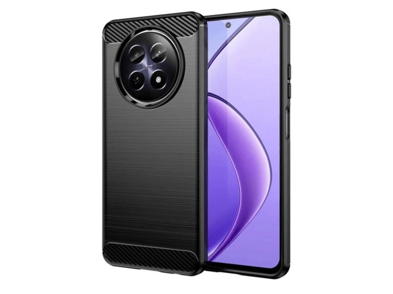 Gigapack Realme 12x Szilikon telefonvédő tok, fekete (GP-158285)