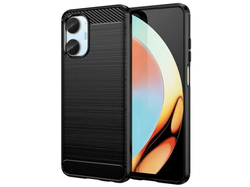 Gigapack Realme 10 Szilikon tok, fekete (GP-141843)