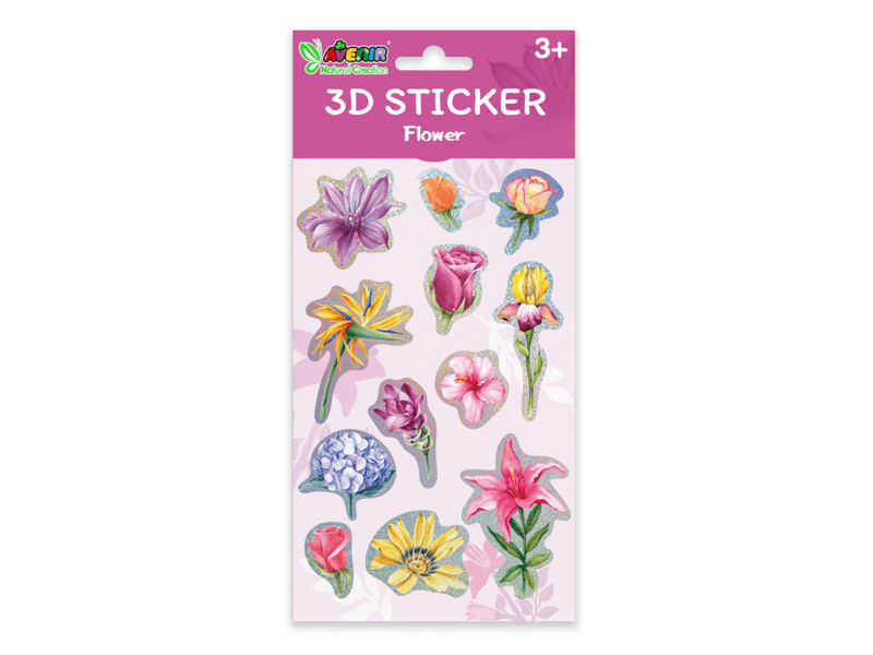 Avenir 3D paket naljepnica, Cvijeće (CH232085)