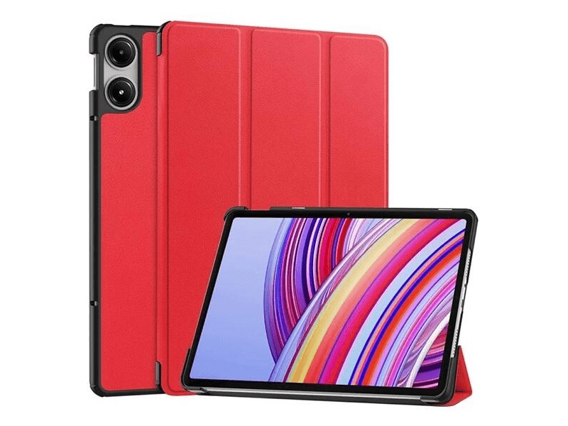 Gigapack Xiaomi Redmi Pad Pro Bőr hatású tok, piros (GP-159639)