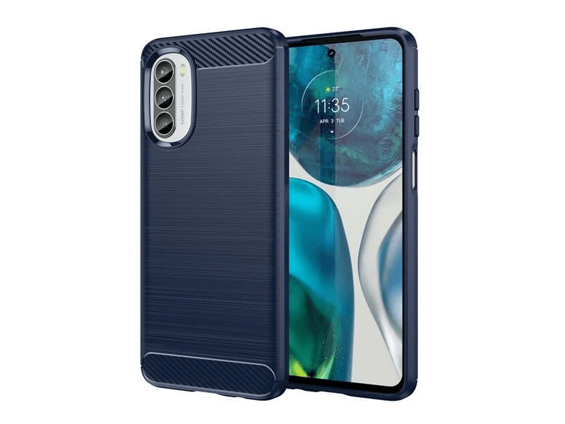 Gigapack Motorola Moto G52/G82 Szilikon tok, sötétkék (GP-136891)