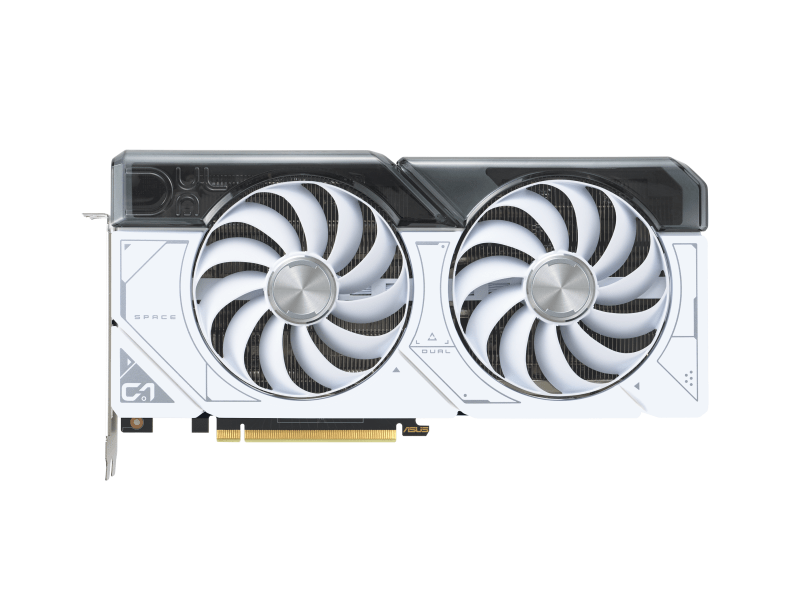 Asus Dual GeForce RTX™ 4070 SUPER White OC Edition 12GB GDDR6X Videókártya