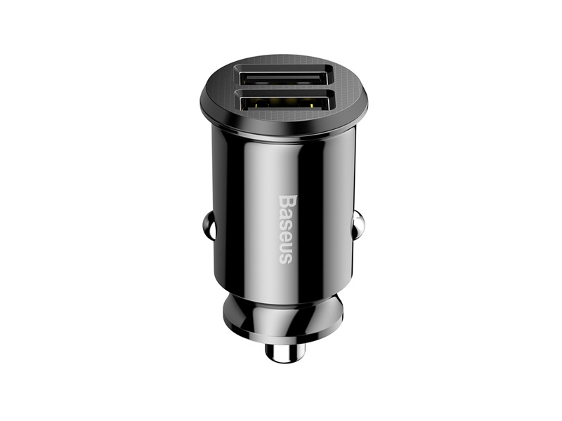 Baseus Grain autóstöltő 3,1A, fekete (CCALLML01)