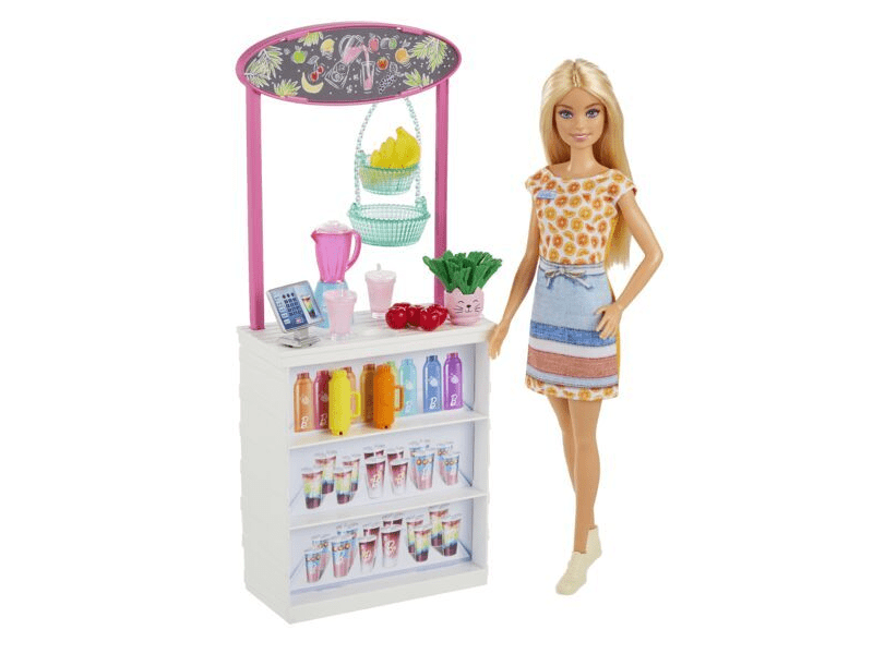 Barbie: Feltöltődés, Smoothie bár játékszett (GRN75)