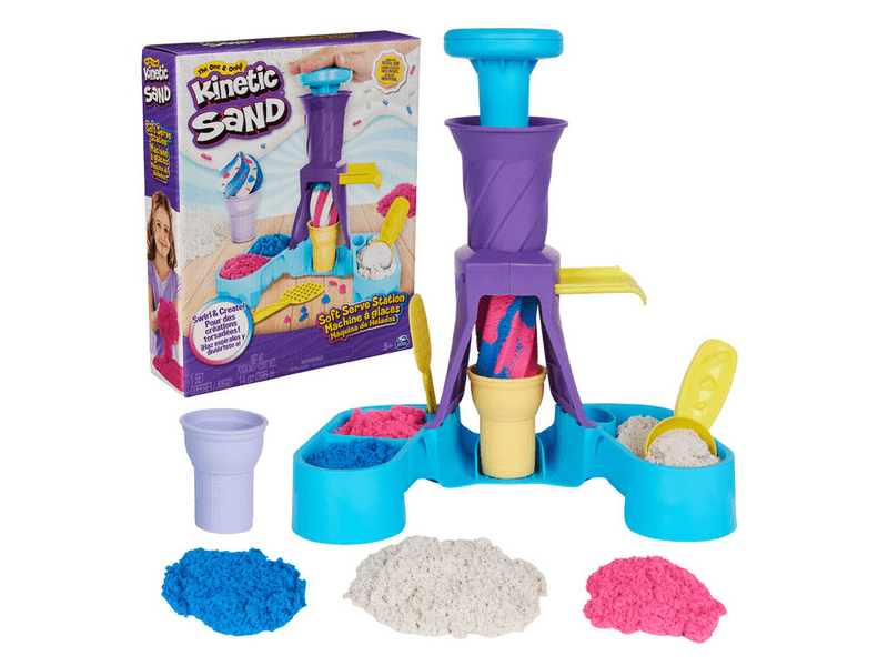 Kinetic Sand - Selymes fagylalt tálaló készlet (6068385)