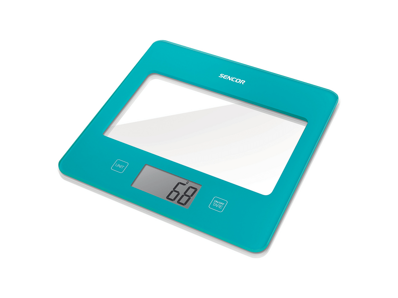 Sencor SKS 5037TQ kuhinjska vaga, tirkizna