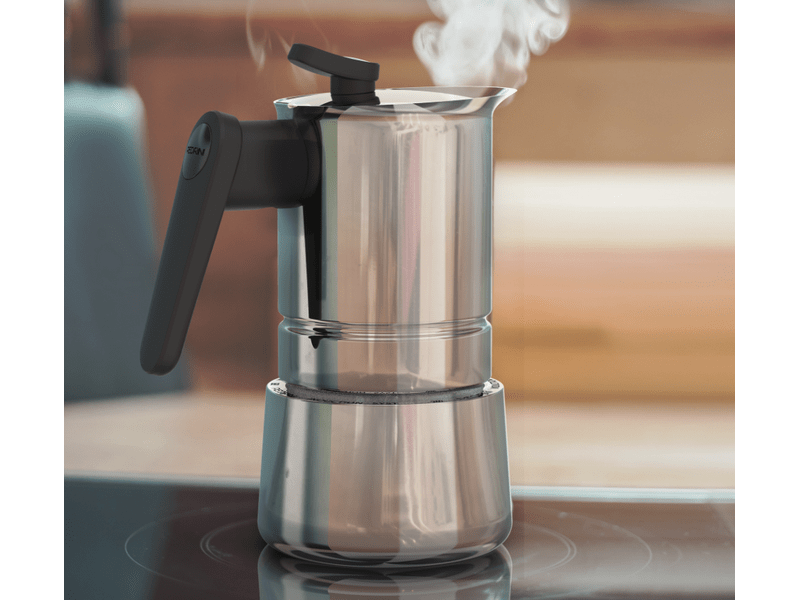 Pedrini 02CF036 Rozsdamentes acél kávéfőző, 2 csészés