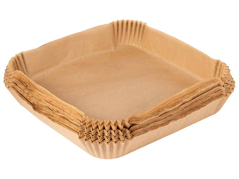 Bergner BGMP-7606 Sütőpapír Airfryerhez, 100 db, 26 cm, négyzet