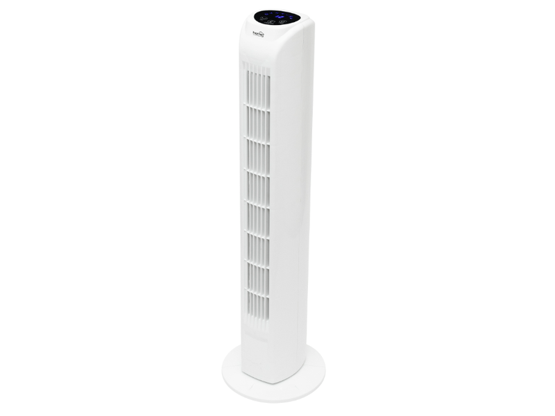 Oszlopventilátor távirányítós,fehér,45W