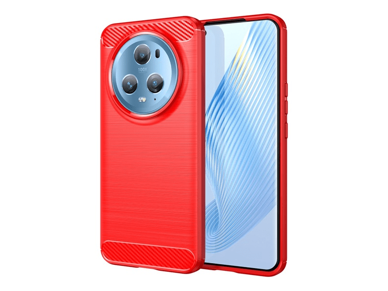 Gigapack Honor Magic5 Pro 5G Szilikon telefonvédő tok, piros (GP-139465)