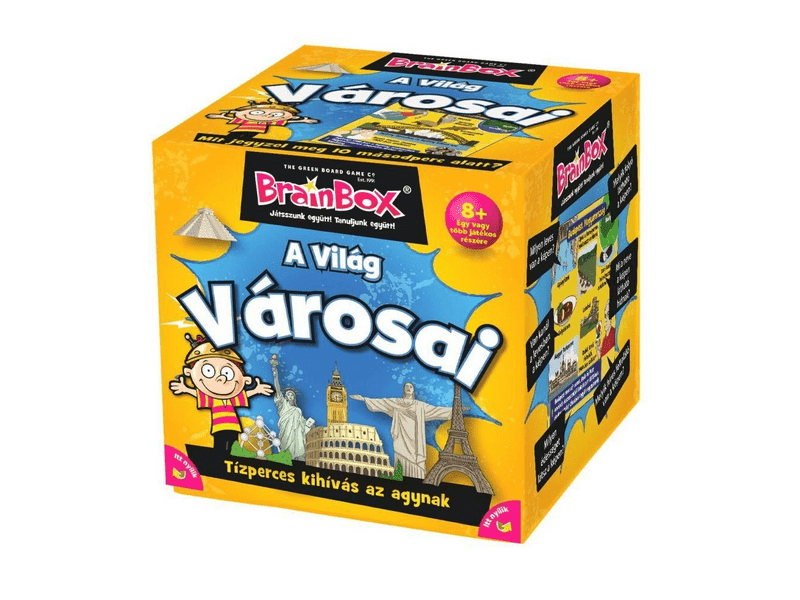 BrainBox A világ városai társasjáték (93644)