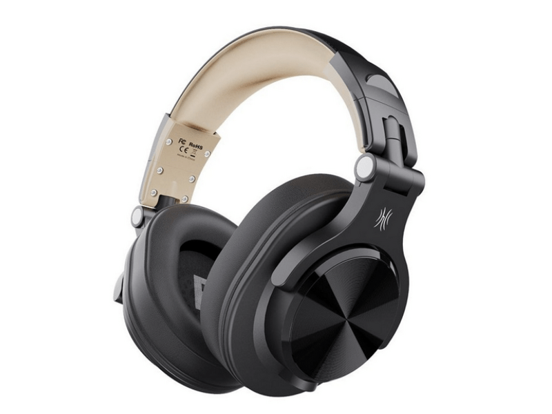 OneOdio A70-BG BT Bluetooth fejhallgató, fekete/arany