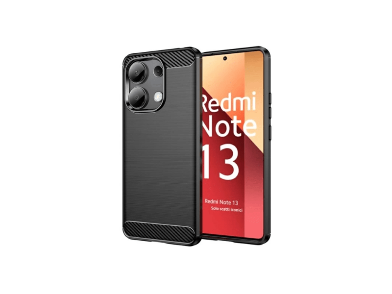 Gigapack Xiaomi Redmi Note 13 4G Szilikon tok, fekete (GP-155058)