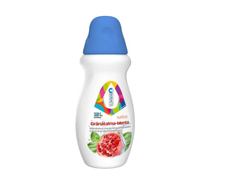 SodaCo Gránátalma-Menta ízű szörp, 500 ml