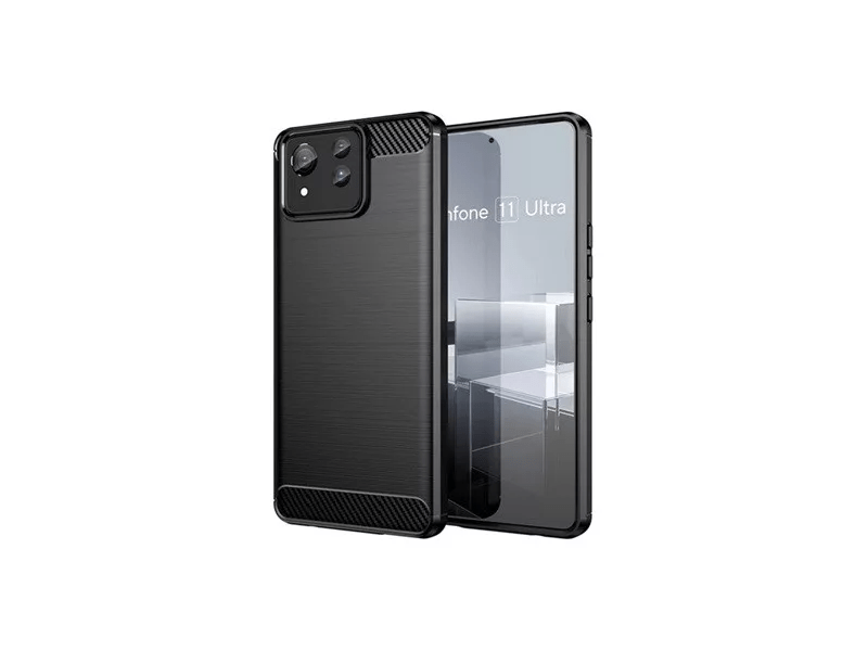 Gigapack Asus Zenfone 11 Ultra 5G Szilikon telefonvédő tok, fekete (GP-157174)