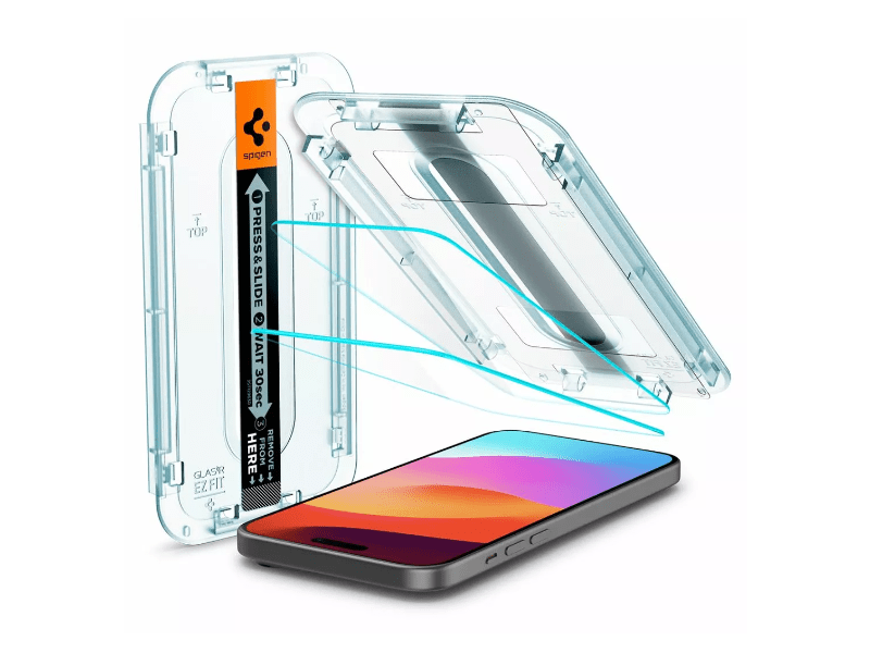 Spigen Apple iPhone 15 képernyővédő üveg 2db (AGL06903)