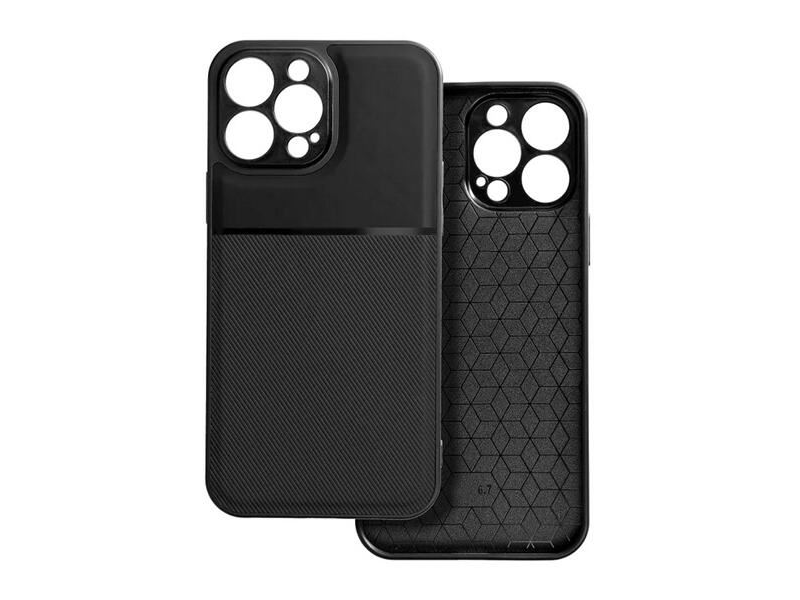 Gigapack Apple iPhone 15 Pro Szilikon tok, fekete (GP-148083)